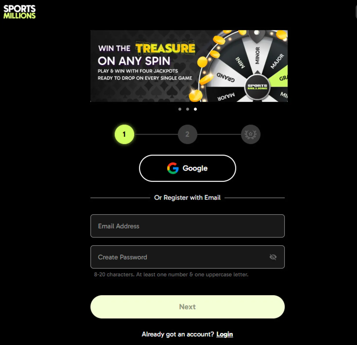 Fazer login na betano